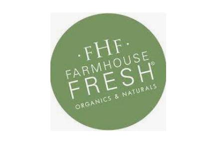 Green Farmhouse Fresh organics logo.
